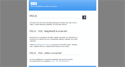 Desktop Screenshot of docx.hu