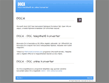 Tablet Screenshot of docx.hu